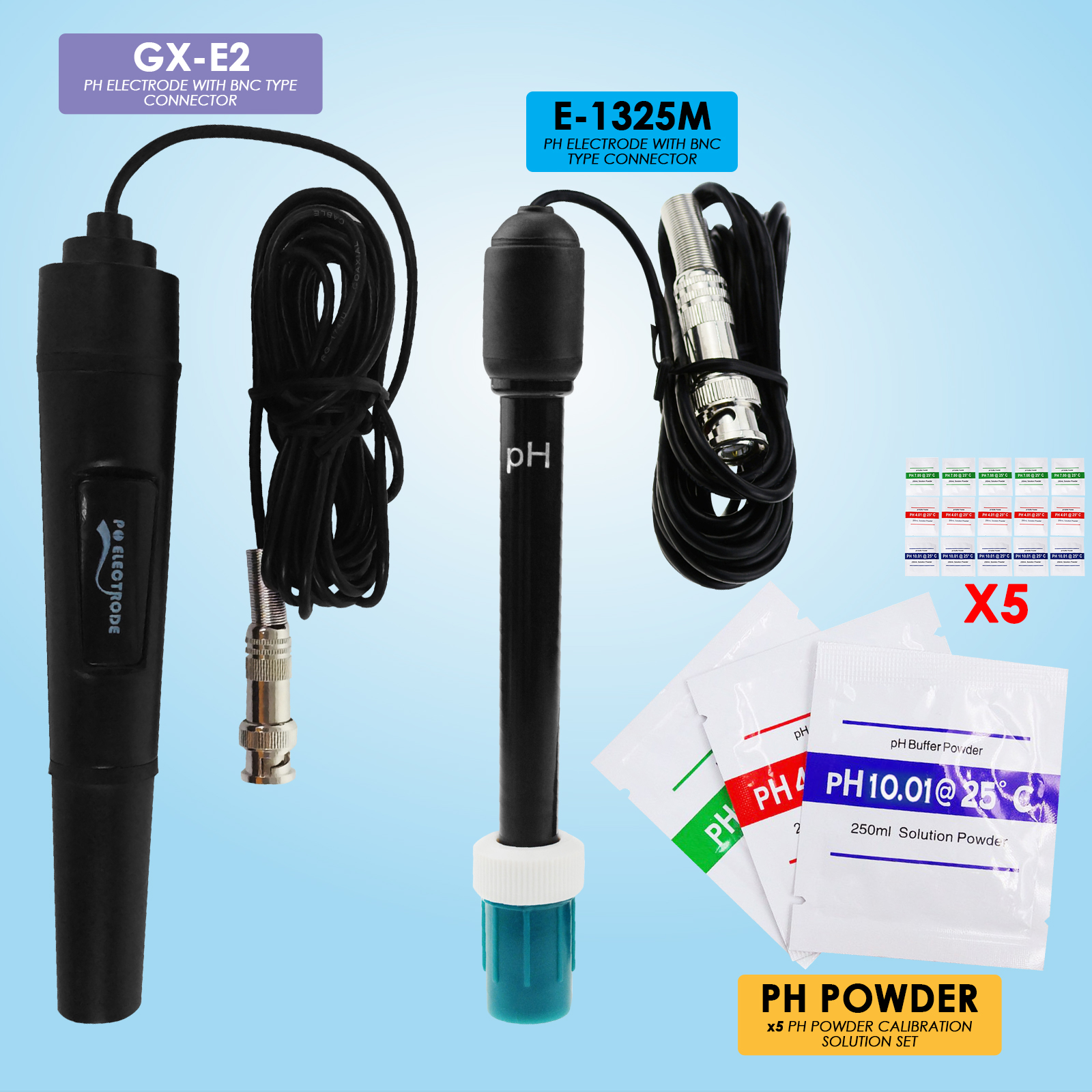Connecteur BNC de sonde d'électrode à pH, câble de 300 cm pour le contrôleur de moniteur de pH-mètre