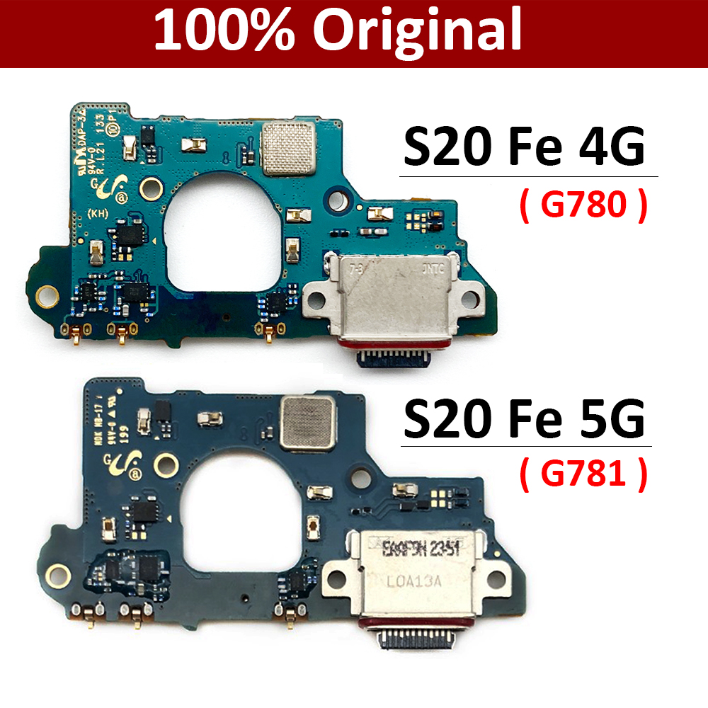 Port de charge de chargeur USB Port de charge Microphone Flex Cable pour Samsung S20 Fe 4G 5G G780 G781