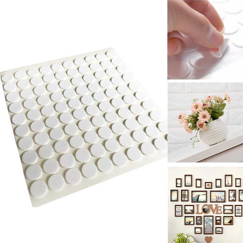 8-20mm Self Adhesive Fastener Tape Dots Strong Glue Magic Sticker Disc White Black Round Coins Hook Loop Tape