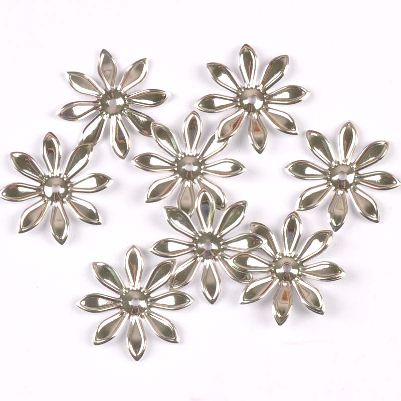 26mm Antique Metal Crafts flower Connectors Filigree Wraps DIY Findings for Jewelry Making handicraft Home Decor ykl0771