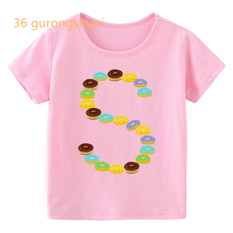 رسالة A H R S Graphic Tirts Tirts Baby Boy T Shirt Boys Boys Clothing Clothing Cloths Girls Thirts Rainbow Pink Hirp