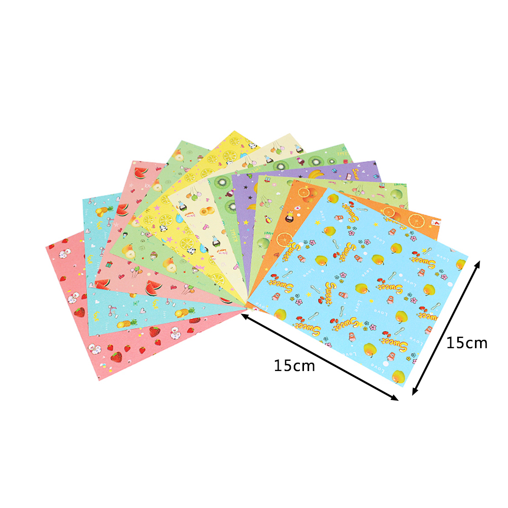 15cm Modèle Home Paper Origami Kids Diy Craft Paper Créativité Double face pour enfants