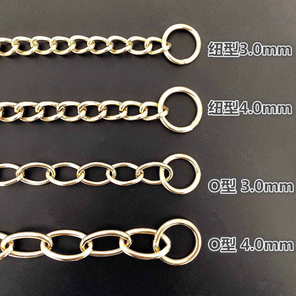 HQ BC01 Classic Show Quality Strong 100% Solid Brass Dog P Chain Lash Leash Collar spécial pour les animaux de compagnie géants moyens de 45 à 65 cm de long
