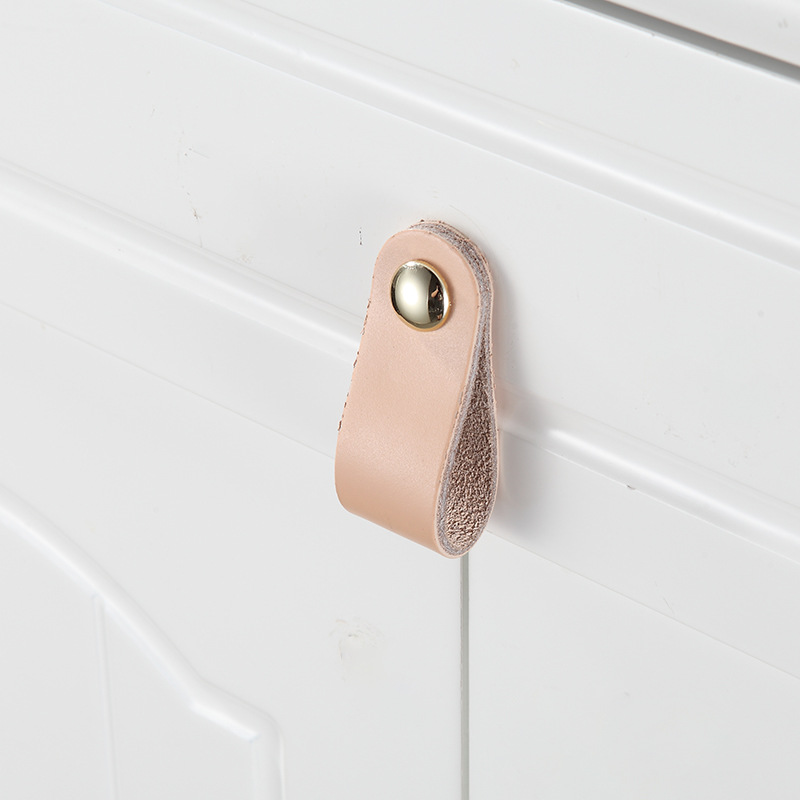 Kkfing nowoczesne miękkie skórzane uchwyty szafki minimalistyczne gałki do drzwi szafki szuflady przyciągają sprzęt do uchwytu meble