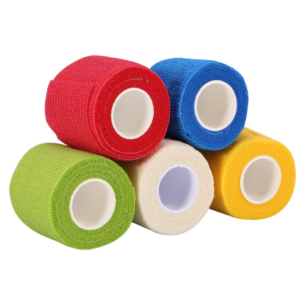 Wegwerp Self Tattoo Bandage Tape Wrap lijm elastiek voor handgreep tattoo machine pen accessorie