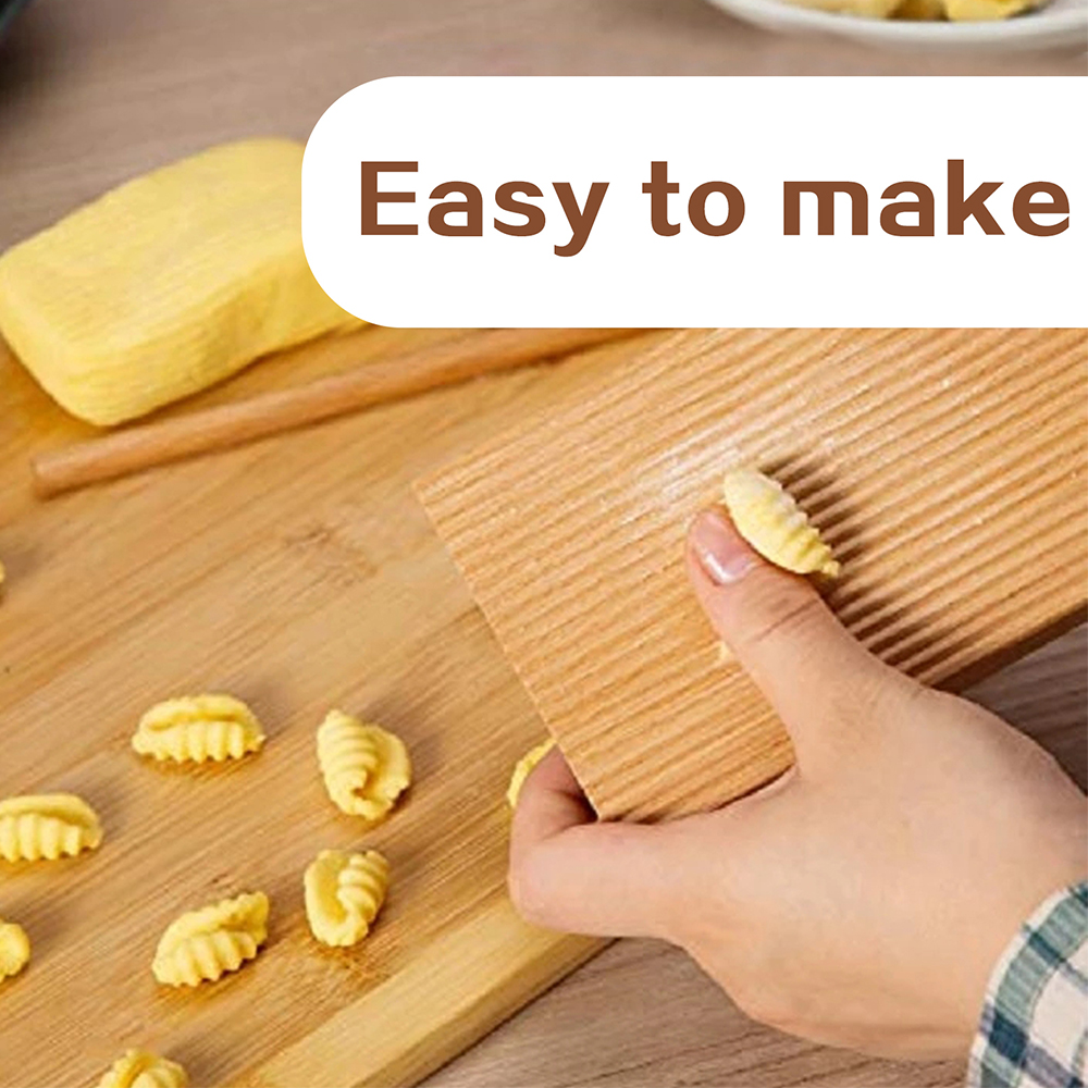 Walfos nudlar trä smörbord och popsicles gör lätt autentisk hemlagad pasta och non-stick smörpastabräda