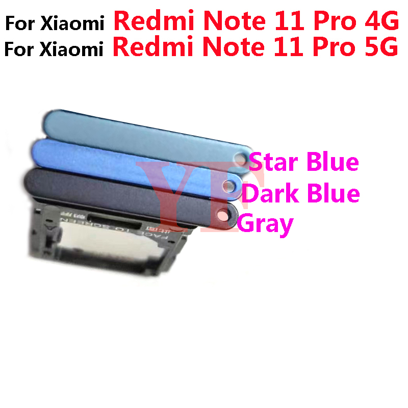 Pour Xiaomi Redmi Note 11 Pro plus Note 11 11s 4G 5G SIM TRAY TRAY SD SOPTER SOPTER