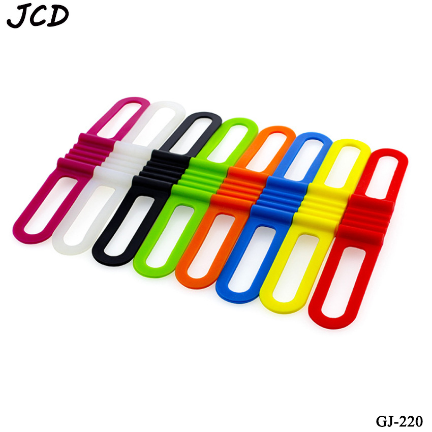 JCD Ciclismo Holder Light Bicycle Hitlebar Silicone Strap Band Telefone Fixando Elastic Tay corda Bicicleta Bandagens de lanterna de tocha