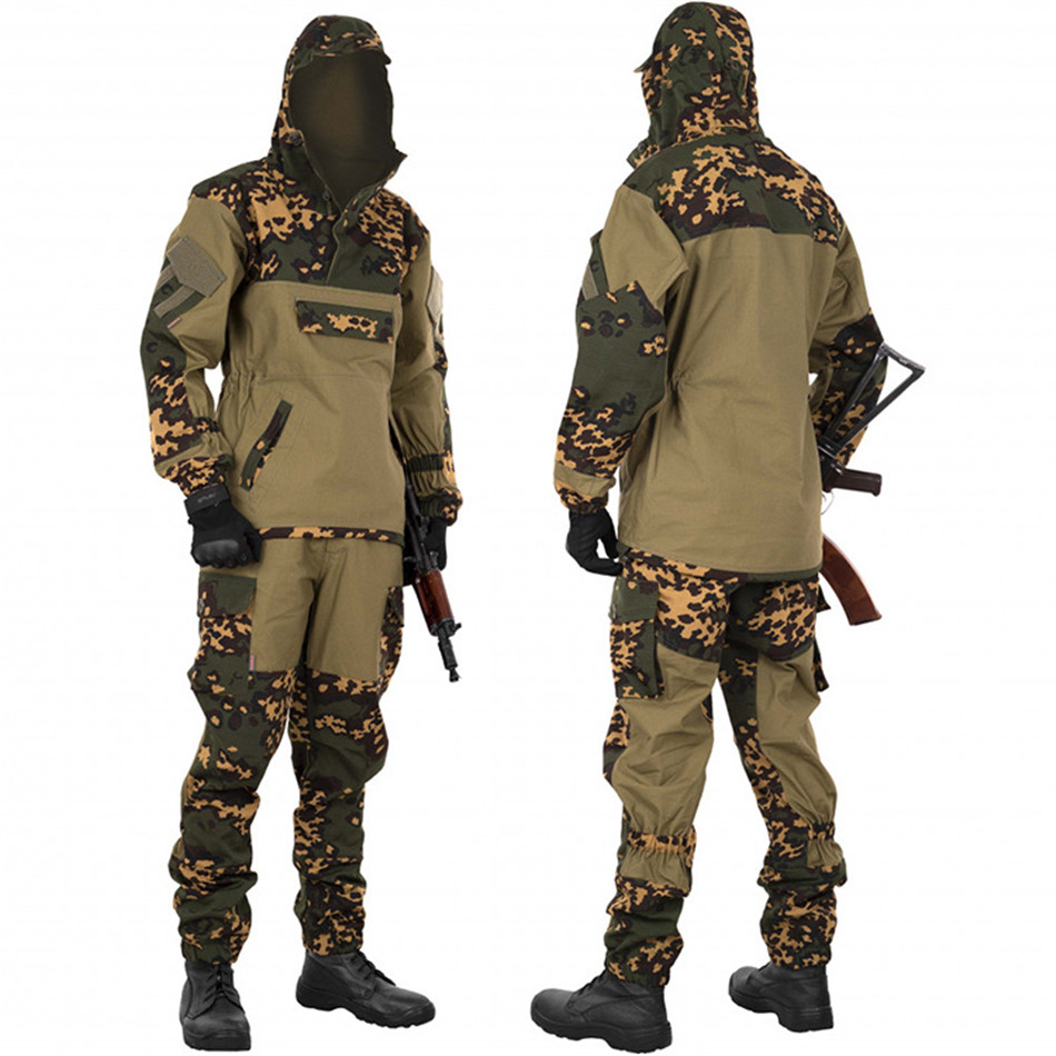 Russische Gorka-4 Special Forces Camo Combat Uniform Army Fans Tactical Work Clothing 450D Waterdichte slijtvaste jachtpak