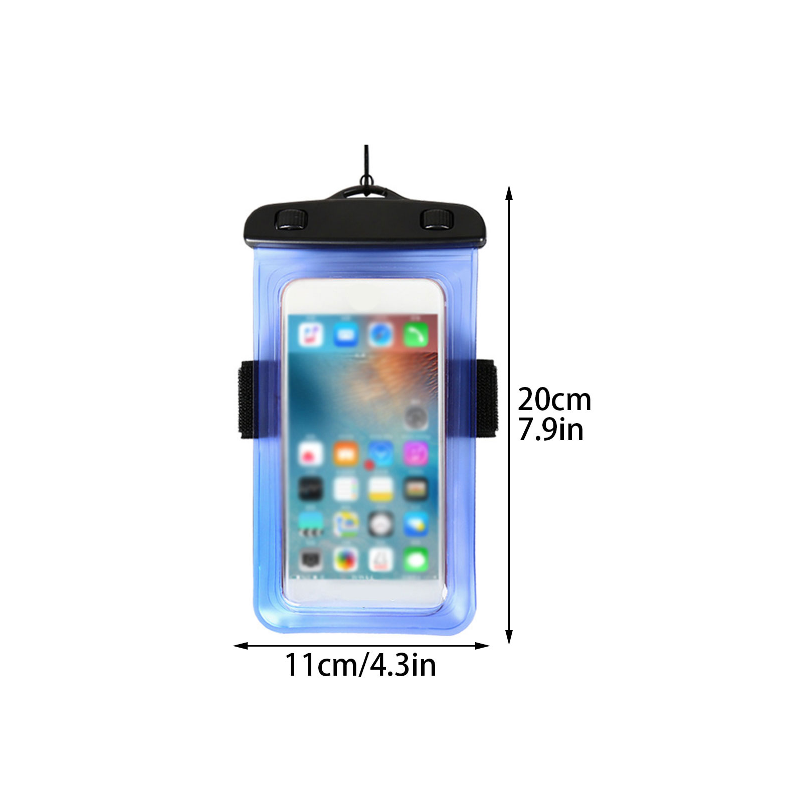 6 pouces Universal Imperproping Phone Board Sac Proof Proof Sac Couverture mobile pour iPhone 12 11 Pro Max 8 7 Huawei Xiaomi Redmi Samsung