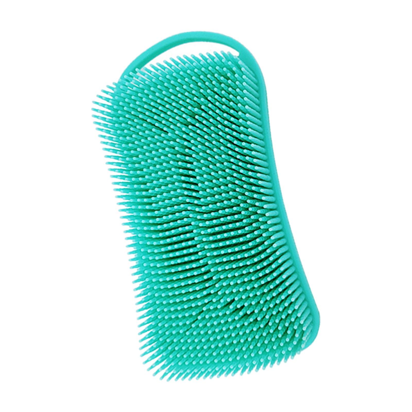 2 su 1 in silicone scrubber cuoio capelluto massaggiatore a doppia usi shampoo shampoo cuscine