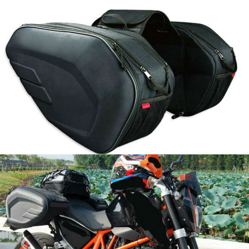 2 piezas de bolsas de capricadería de motocicletas universales de forma universal