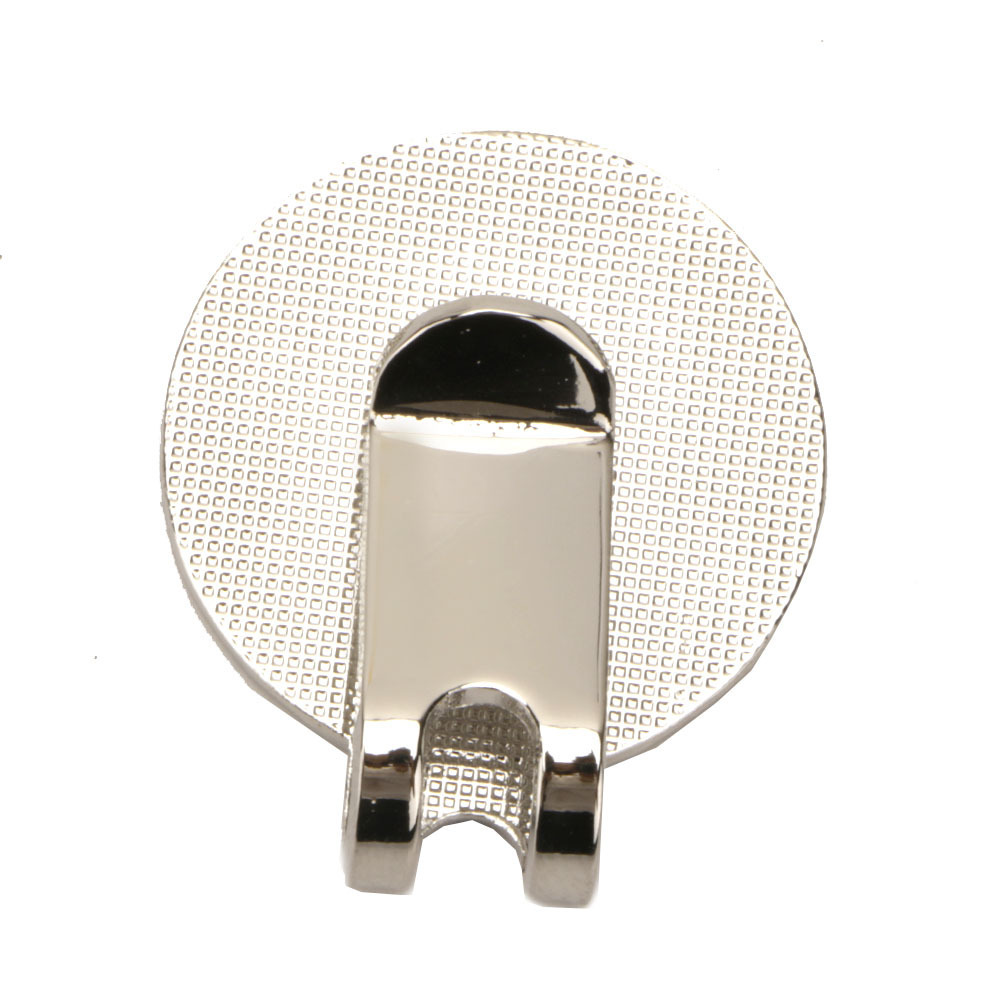 Chapeau de golf Clip de golf Marque de golf 25 mm Round Coin Silver Golf Position de position avec aimant