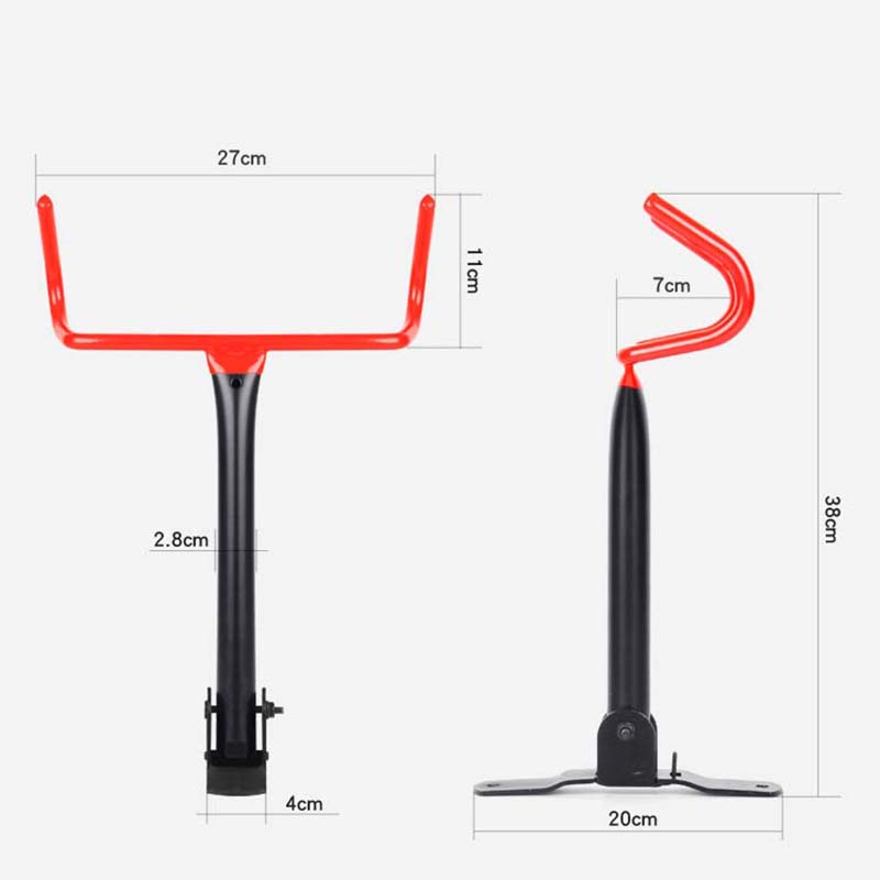 Hochwertiger Fahrradaufbewahrungsregal Rack Mount Haken Haken Garage Wall Fahrrad Hakenhalter Racks Radzyklus Parkenständer