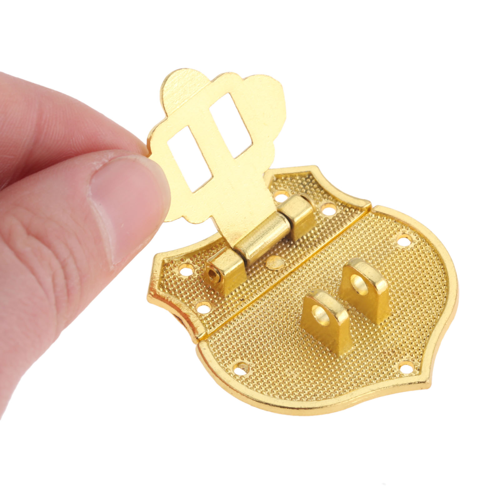 Dreld Bronze/Gold Box HASP LOCK CATCH CATCHES FÖR SMEYCH BOX FÖRSÄLJNING SPÄRKLASKLASKLASKA ANMÄRKNINGAR