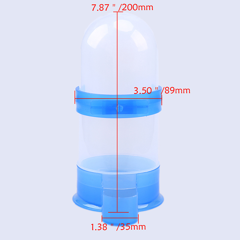 Automatische vogelvoeder Pet Water fles Drinker Container Voedsel Dispenser Hangende vogelkooi voor papegaaien Budgie Cockatiel Lovebirds