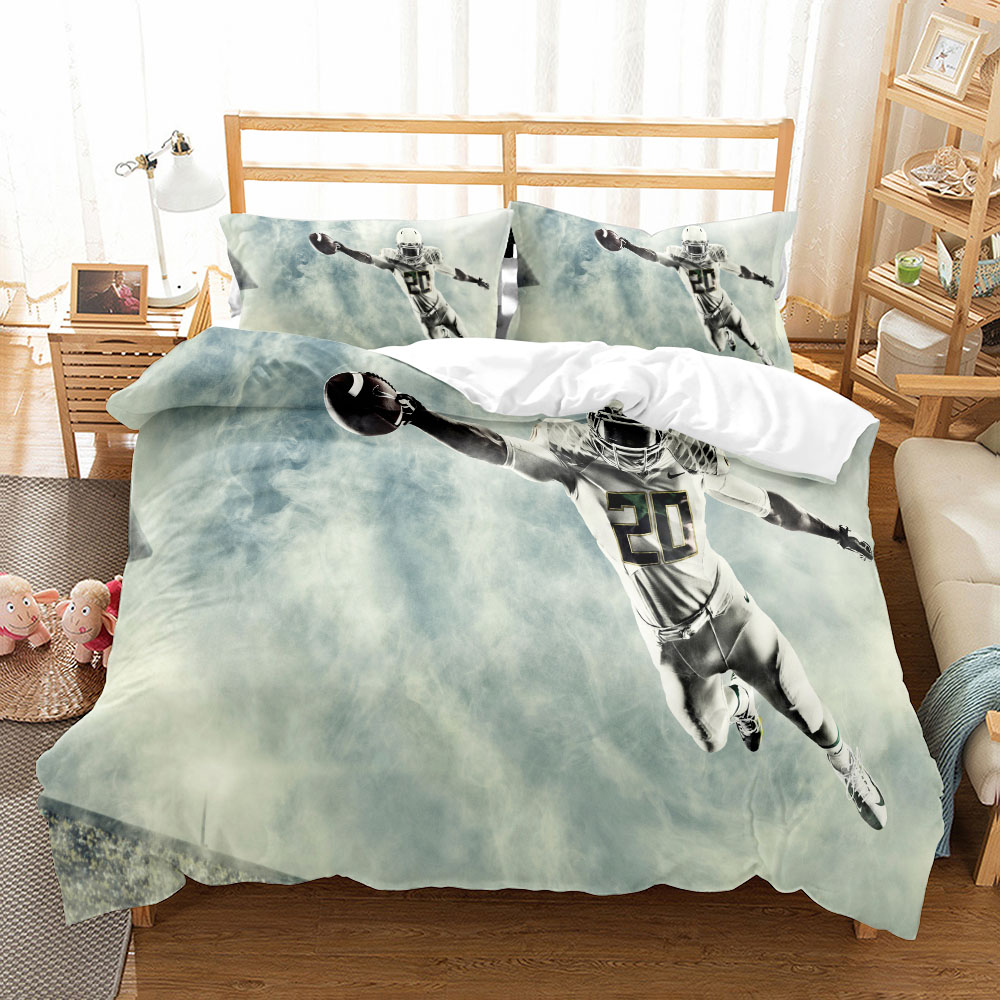 National Rugby Poster Bedding Set King Queen Double Full Twin Single Size Under tale Bed Linen Set