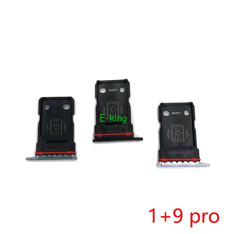 Двойной держатель лотка SIM -карты для OnePlus 9 9R 8 8T 1+8 1+8T 1+9 1+9R Pro SIM -карта лоток держатель лоток адаптер