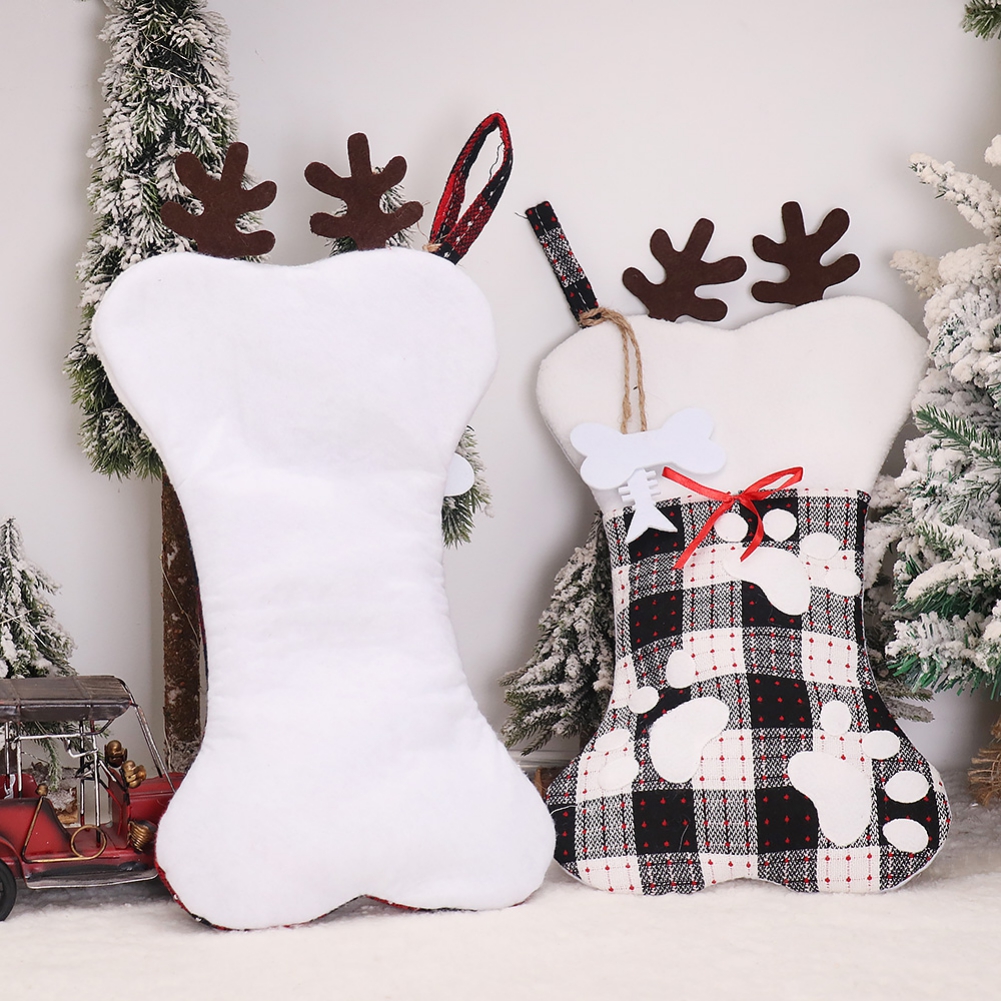 Pet Dog Christmas Stockings Tree de Noël Décorations suspendues grandes basses PETS PETS POUR LES CONSEILS DOGNES DÉCOR