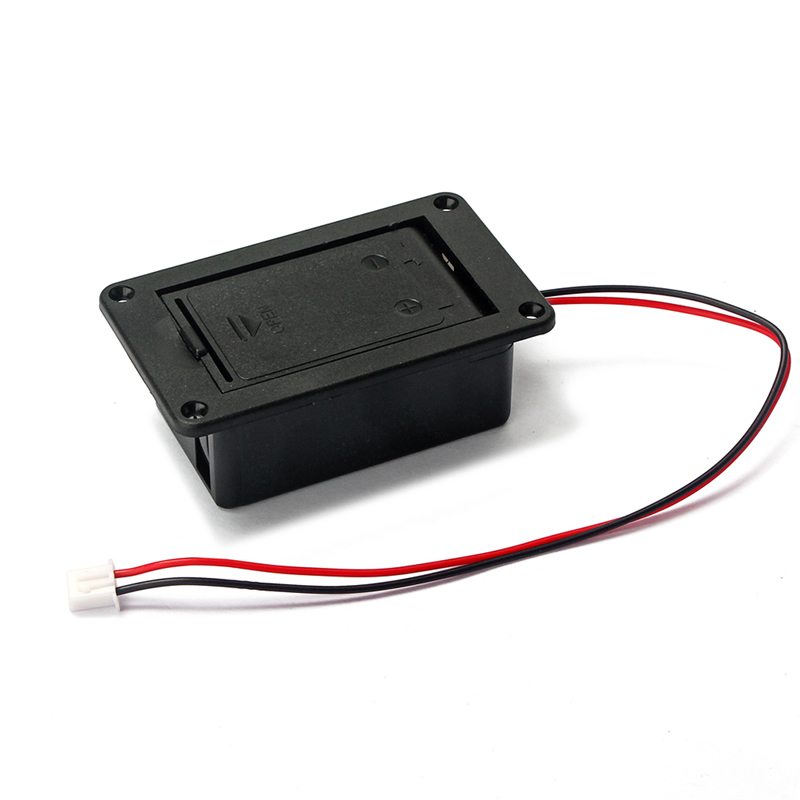 9v batterijhouder voor case box cover voor gitaar bas actieve pick -up connector