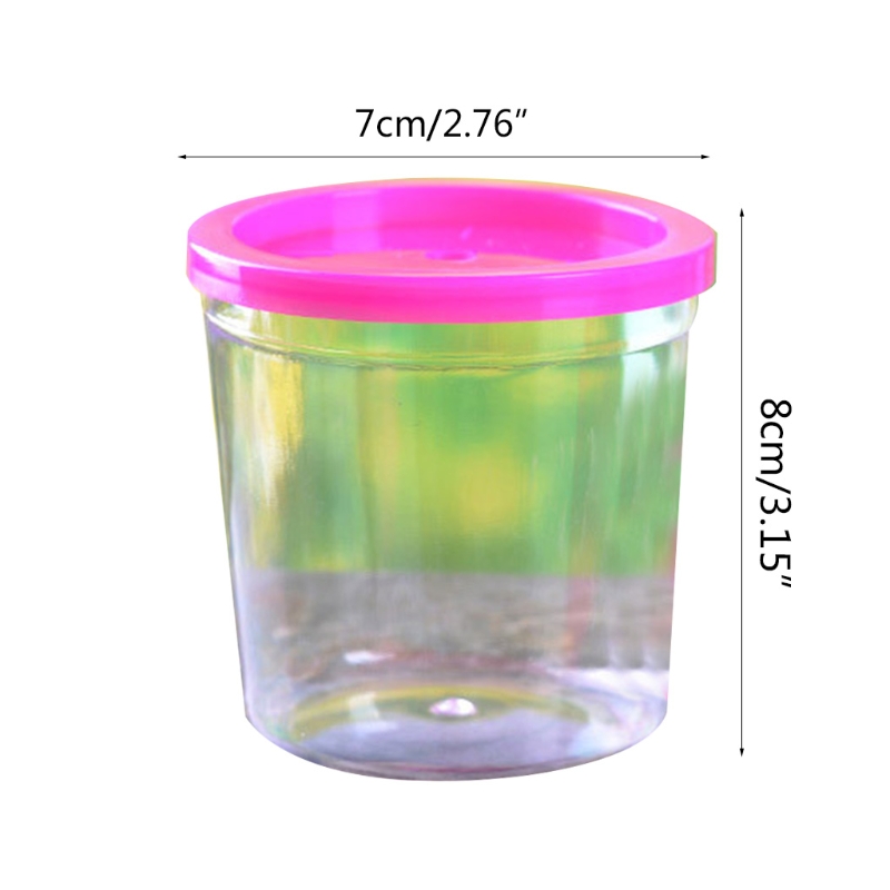 Mini Aquarium Fish Cups Bowls för små fiskar och sköldpaddor Clear Aquariums för barn Perfekt födelsedagspresentidéer