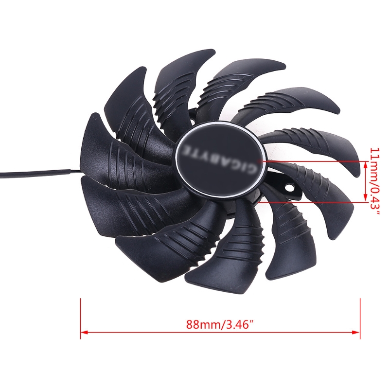 1/88mm PLD09210S12HH 4Pin Cooling Fan for Gigabyte GeForce GTX 1660 1660Ti Graphics Card Cooler Fan Dropship