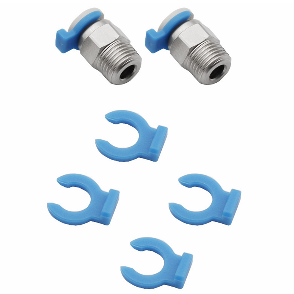 Pnömatik Konektörler PC4-01 V6 CR10 J-HEAD MK8 1.75mm PTFE Tüp Hızlı Kuplör Bağlantıları Hotend Parça 3D Yazıcı Parçaları