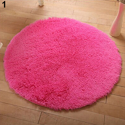 Home Decor Bath Bedroom Carpet Non-slip Living Room Children Kids Carpet Floor Shower Rug Yoga Plush Round Mat carpet Home Decor