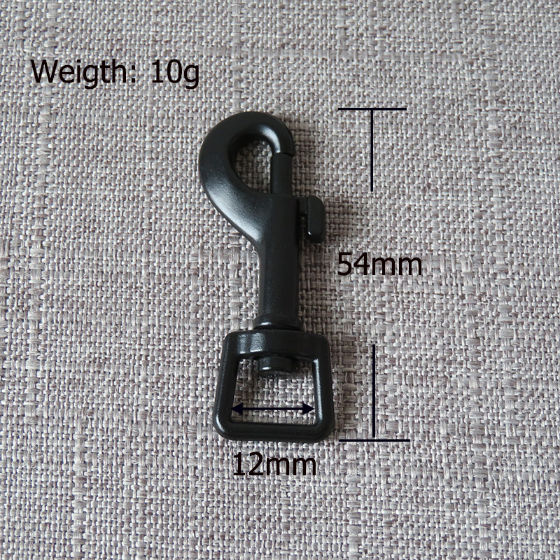 10 st 12mm 15mm 20mm 25mm Metal Clasp Carabiner Diy Bag Dog Leash Leads Rem Buckle Clip Hook Sy Accessory Stark hårdvara