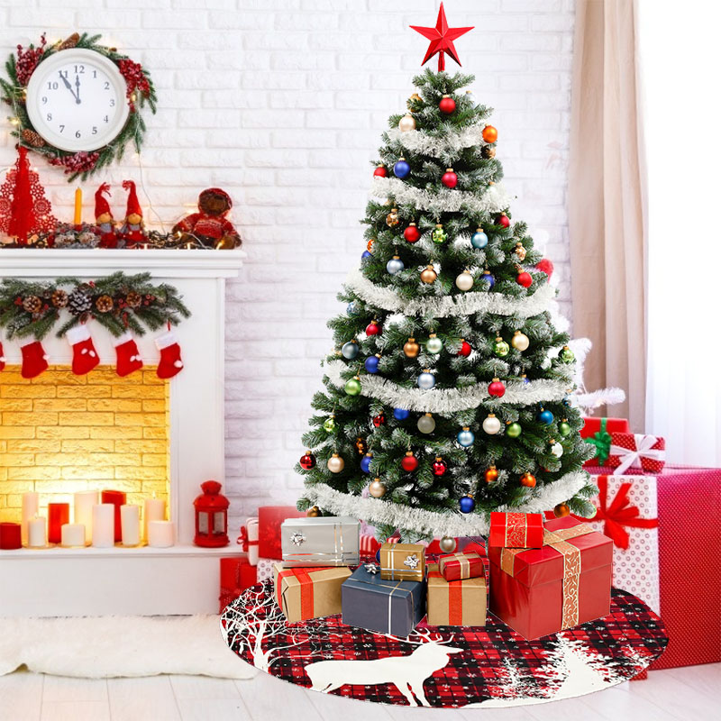 9 styles jupe de Noël jupe de Noël Elk Snowflake Red Red Tree Tapes Tapis pour Noël DÉCOR HOME NOUVELLE