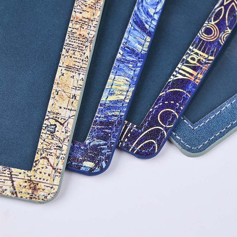 Van Gogh Art Painting Travel Passport Cover Luggageタグ女性男性旅行クレジットカード所有者旅行iddocumentパスポートホルダー