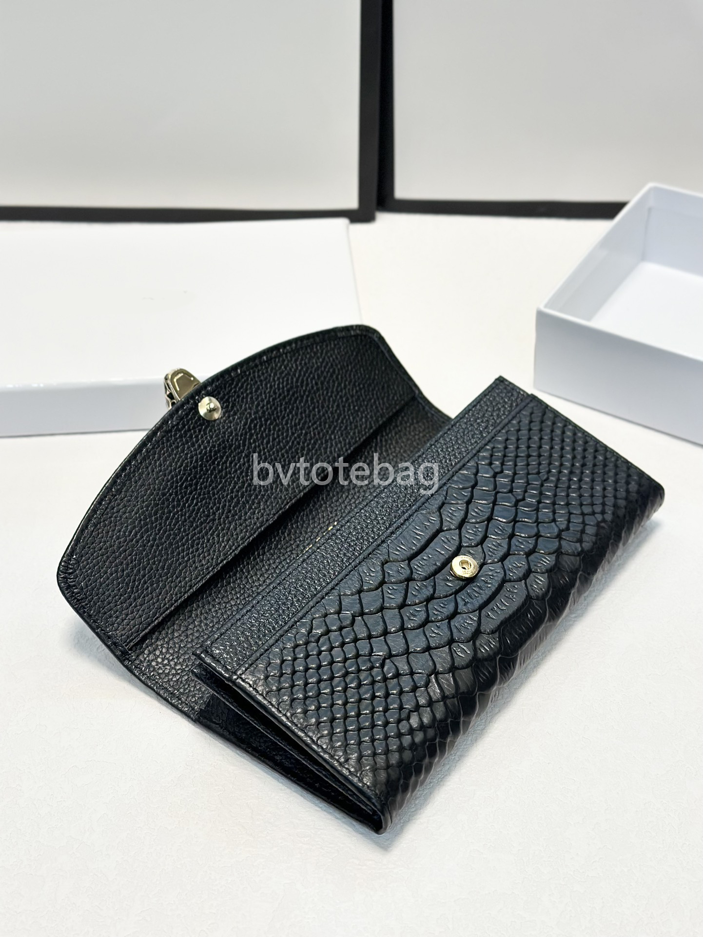 Porte-cartes de luxe sac à main avec boîte serpentine bvlgarrcard titulaire de portefeuille classique sac de passeport de mode pour femmes portefeuille clés portefeuilles en cuir bvs 19 * 10cm