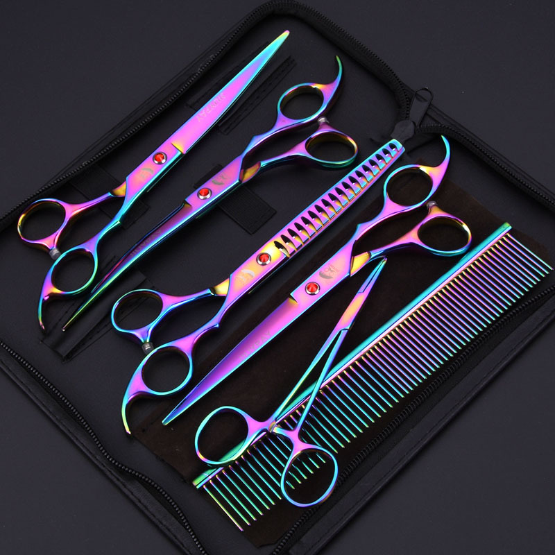  pet grooming scissors kit (4)