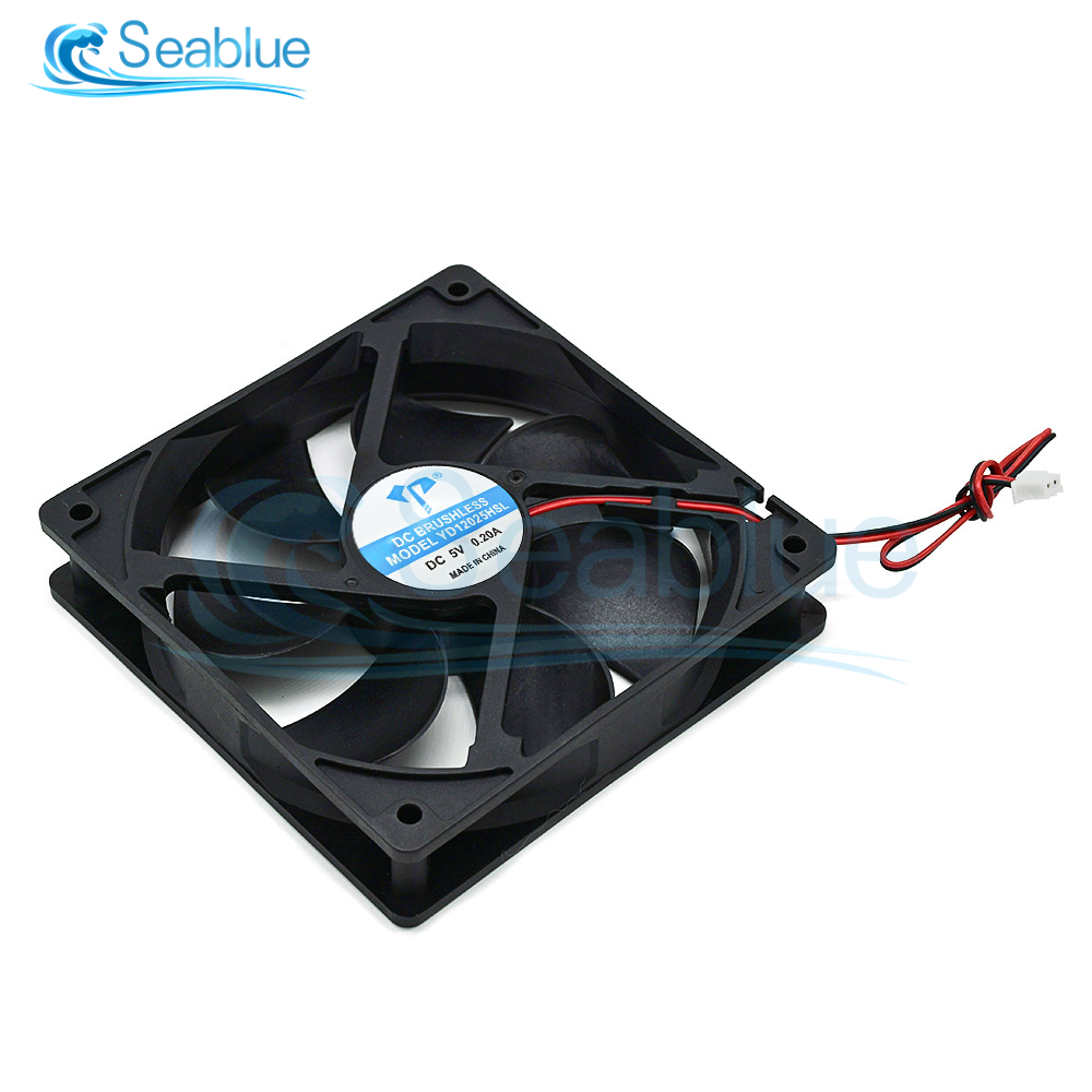 5V 12V 24V 0,2A 2,4W 120mm 12025 Fan de resfriamento de óleo 120x120x25mm 2pin dc ventilador de resfriamento silencioso ventilador para PC Caixa de computador