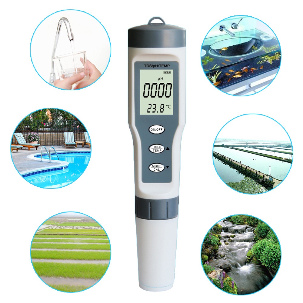 Professional Pen Type PH Meter Portable PH Water Quality Tester Acidometer for Aquarium Acidimeter water PH acidity meter PH818