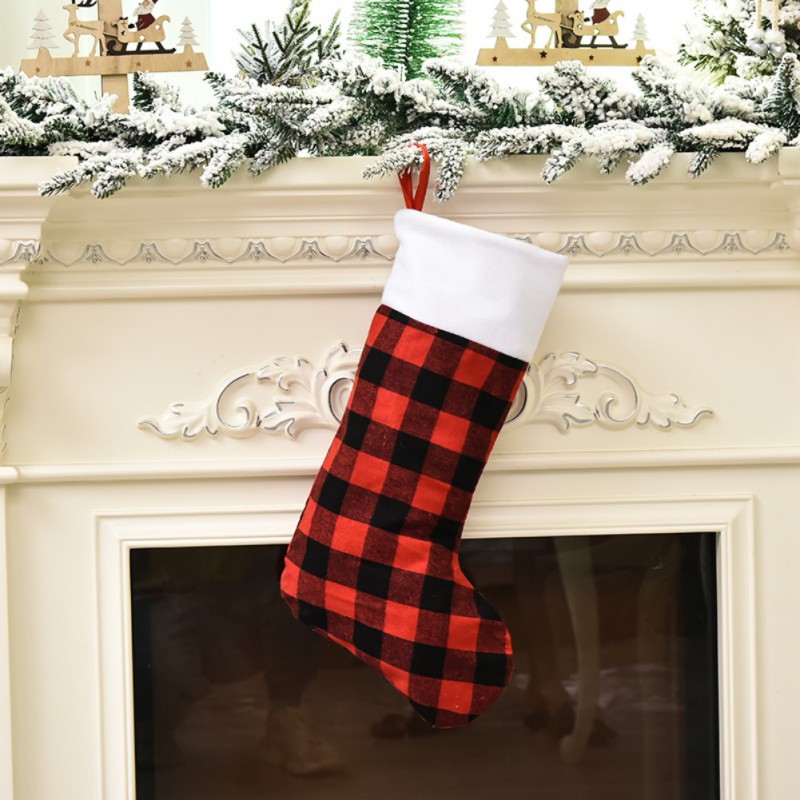 Вязаные рождественские чулки снежинки конфеты угощение носки подарки держатели сумки с висячими петлями рождественские деревья украшения