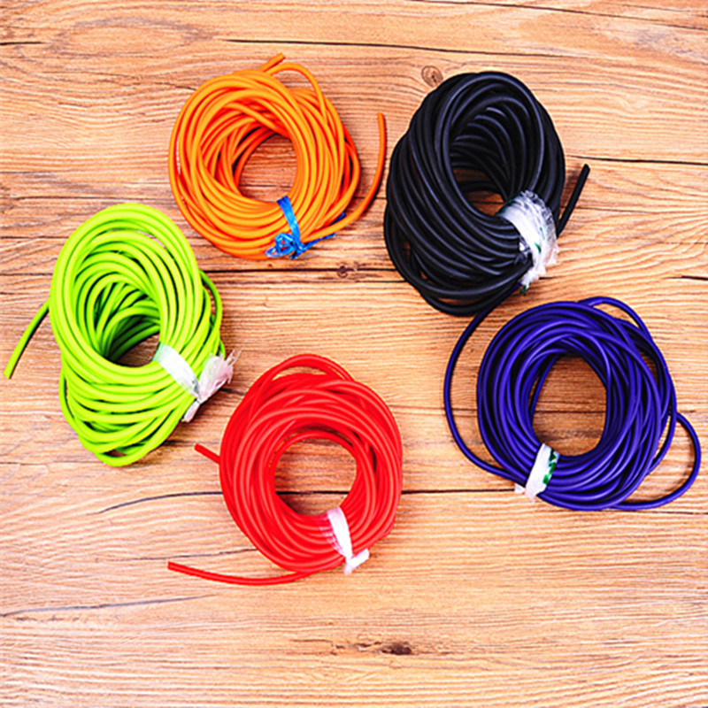 5/10m Outdoor 2050 Natural Latex Rubber Tube Stretch Elastic Slingshot Replacement Band Catapults Sling Rubber