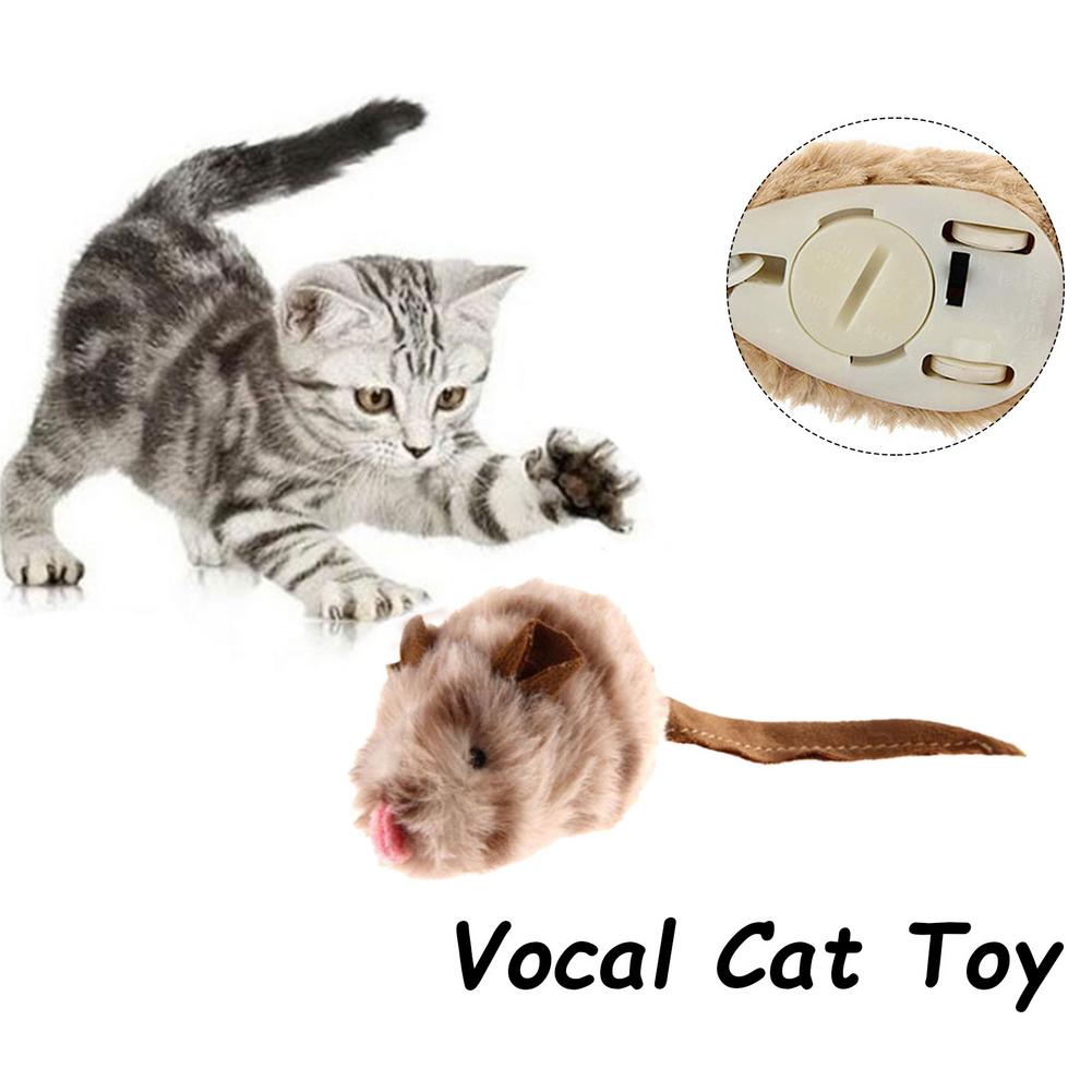 Electronic Sounding Mice Toys Mouse Loaded Toys For Pet Cat Kitty With Sound Squeaky Toys For Cats Kitten Puppy Pet Supplies