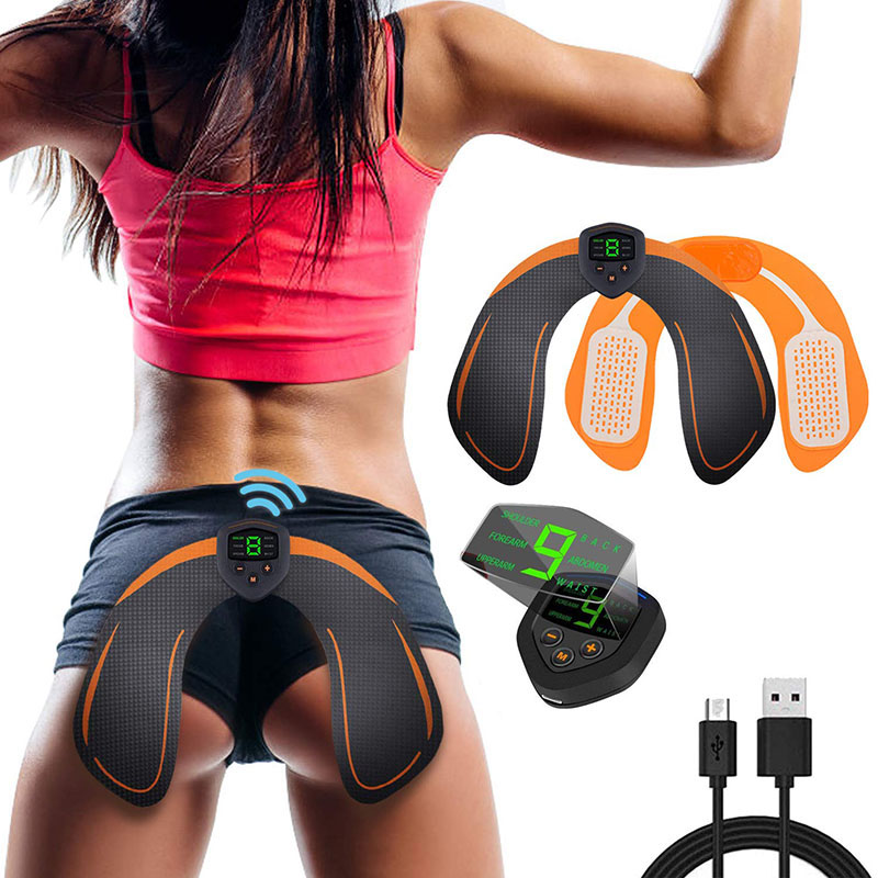 Elektriska EMS ABS ABDOMINAL MUSCLE TOER HIP TRAINER MUSCLE STIMULATION HEM Gym Gym Viktminskning vibrerande kroppsbantning för män kvinnor