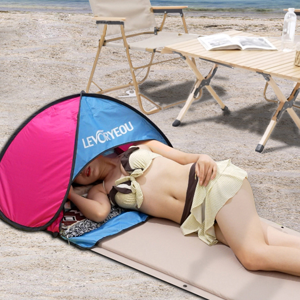 Namiot zewnętrzny automatyczny szybki rozkładanie plaży Sun Sun Beach Mini namiot namiot namiot namiot Ultralight plandek plażowy schronienie
