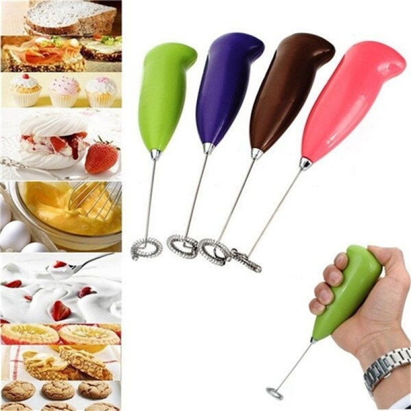 Kitchen Electric for Egg Bater Tool Tool para batedor de ovos leite bebida de café shake fother bata o batedor de espuma Batidor de Huevo