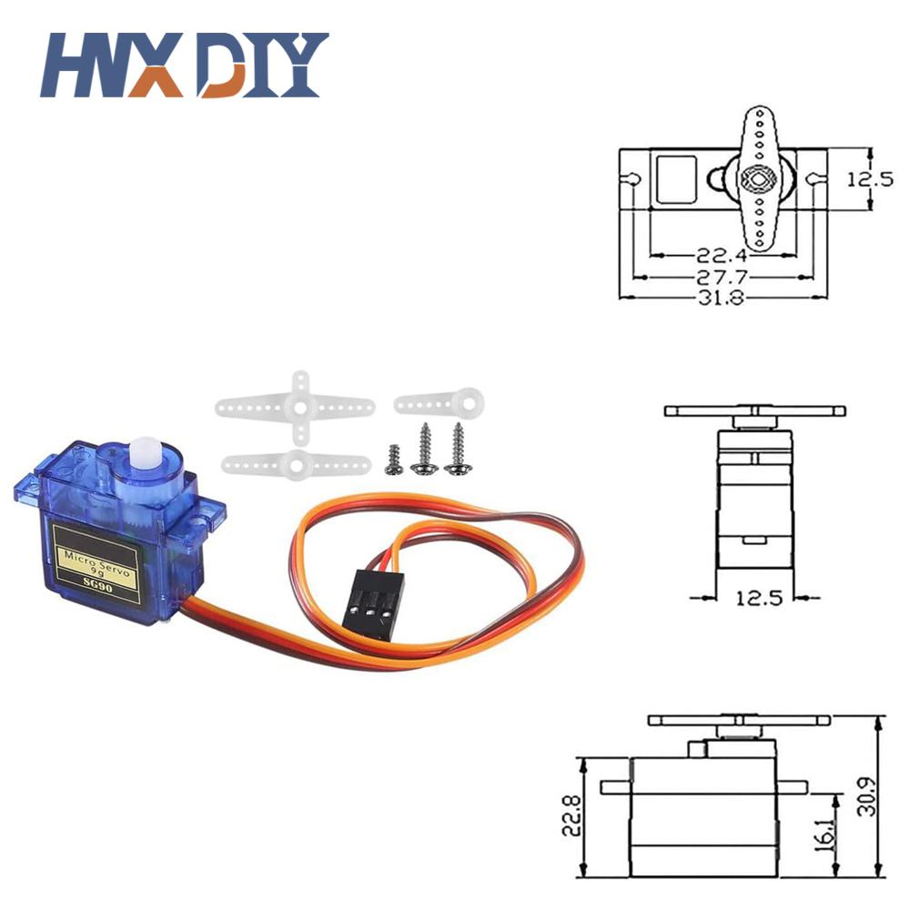 5/100% NEW SG90 9G Mini Micro Servo Motor for Robot 6CH RC Helicopter Airplane Controls Arduino FPV RC Car