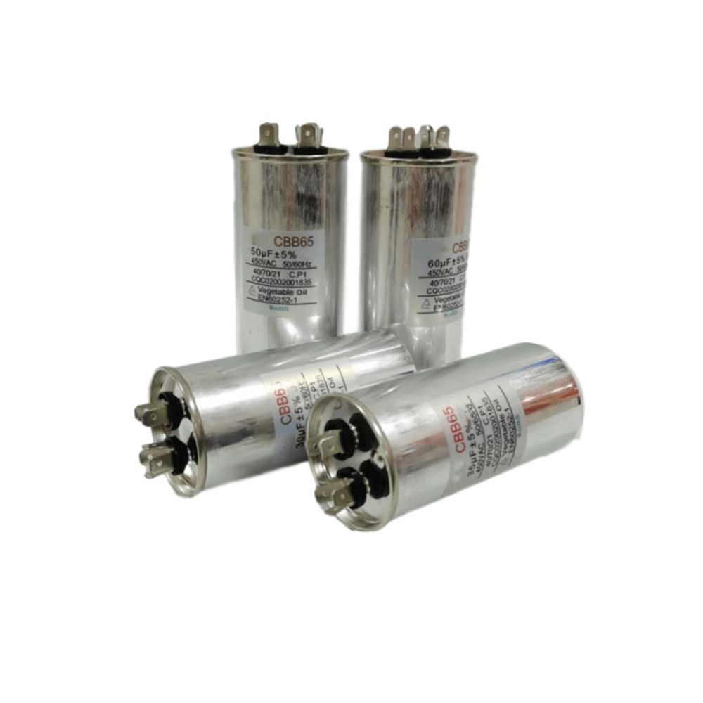 1 st CBB65 450VAC 20/25/30/40/50/60/70/80uf AC Motor Start CaPacitor Air Conditioner Compressor