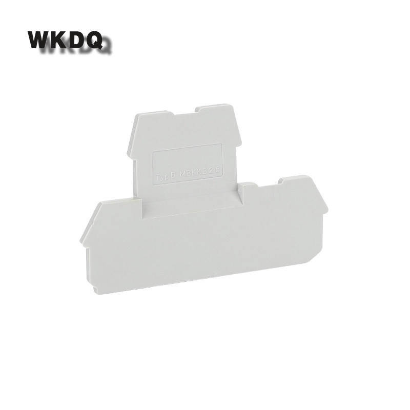 D-MBKKB2.5 Plaque de barrière d'extrémité pour MBKKB2.5 Connecteur de bande de fil D MBKKB 2.5 DIN Terminal Block accessoires