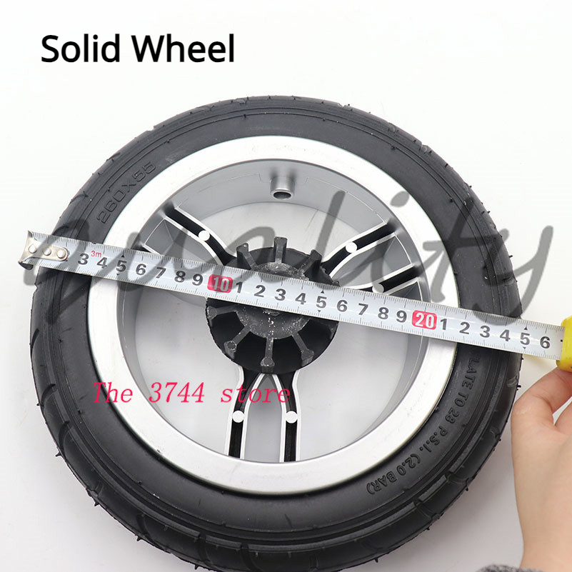 260x55 Roue Tire Tire Pliant Chariot pour bébé, chariot pour bébé, tricycle d'enfants, vélo pour enfants, scooter électrique 260 * 55 Pièces de pneus