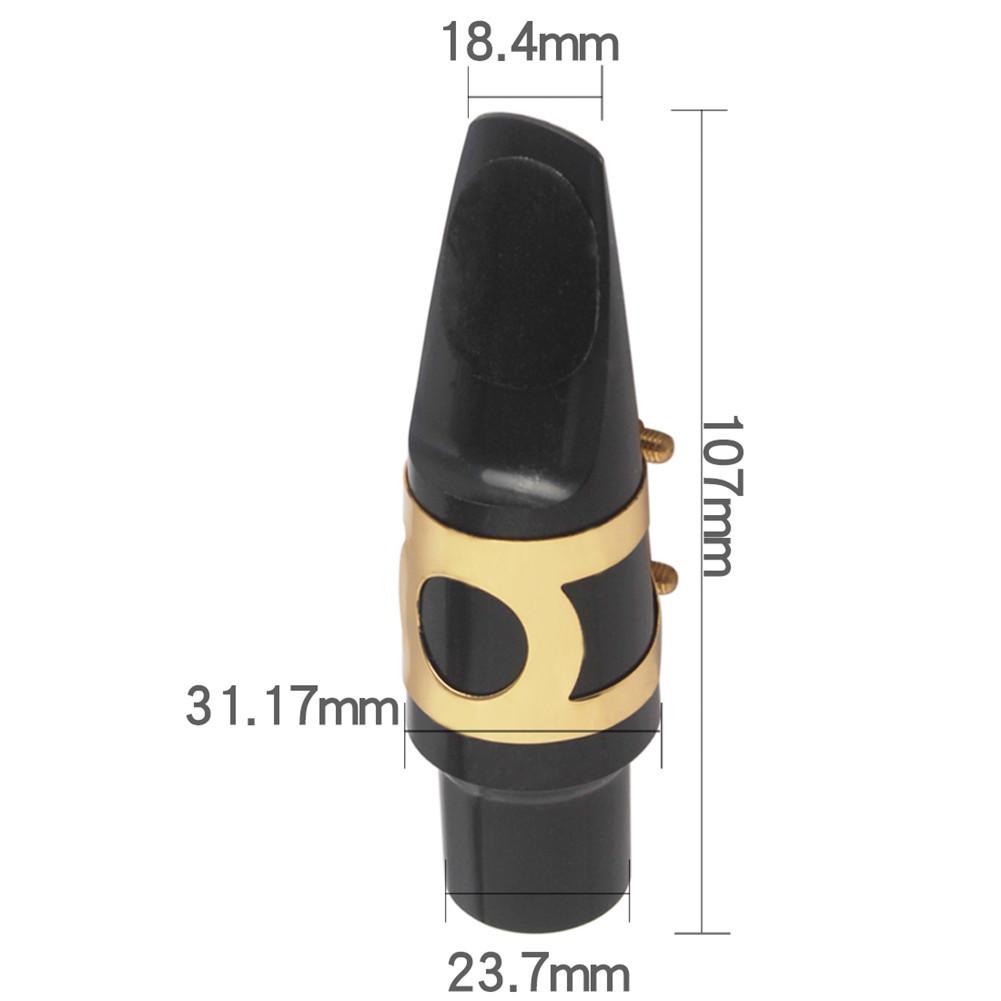 Set Saxophone Mouthpiece+Clip+Clip Cap+Reed+Dental Pad for Alto/Tenor/Soprano Sax Musical Instrument Accessories