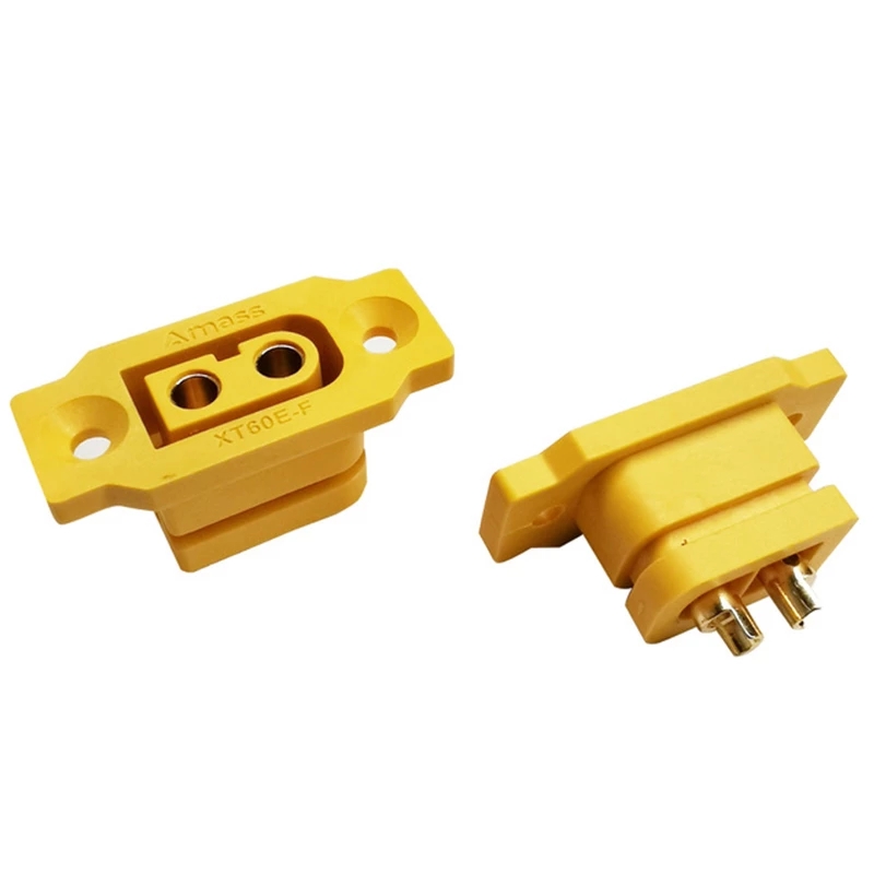 AMASS XT60E-M XT60E-F XT60EW-M Connecteur de batterie Pièces de bougie Gold Plated Connecteur pour les accessoires de drones RC / 