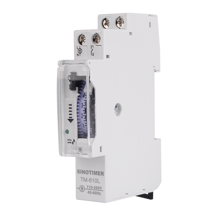 110-250V 16A Quartz Mechanical Timer 24 Hours Programmable Din Rail Relay 15 Minutes Interval Time Switch Gauge Instruments