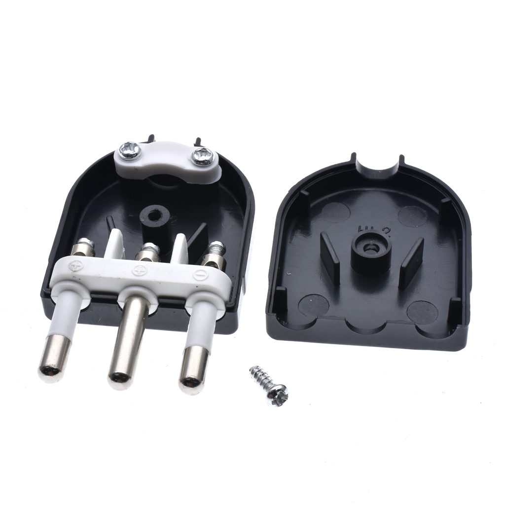 10A/16A Italian plug Connect the power cord Male female plug Power Plugs Italian tripolar convert socket