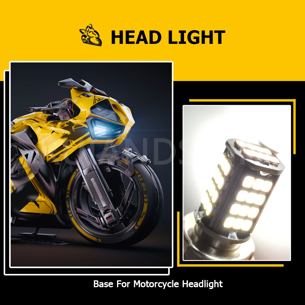 Motorbike moto P26S 3030 56SMD LED Headlight Head Scooter Moto Fog Lampe pour scooter MOPED BLANC 2,7W LED 6V 12V 960LM